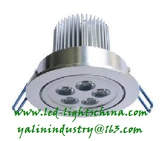 5W LED ceiling spotlight, high power LED downlight