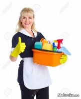 مطلوب  عاملة منزلية والطبخ ومربية